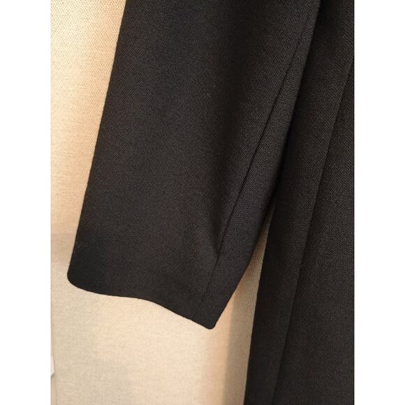 Brooks Brothers Jacket Womens Black 8 Wool Corpcore Neutral Goth Career Blazer - Picture 11 of 12